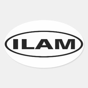 FOUR Ilam Oval Sticker