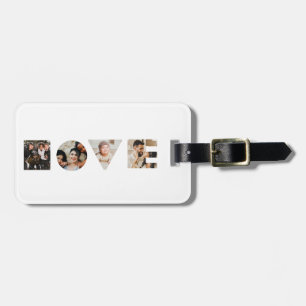 Four Image LOVE Luggage Tag