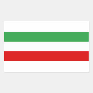 FOUR Iran Tricolor Flag Rectangular Sticker