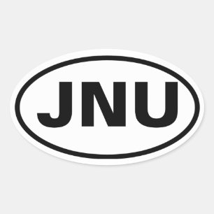 FOUR Juneau, Alaska "JNU" Oval Sticker