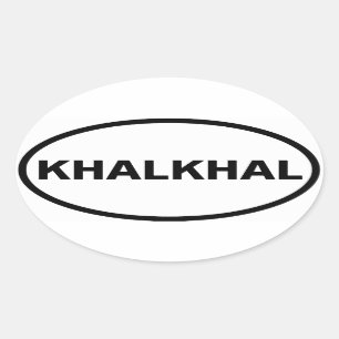 FOUR Khalkhal Oval Sticker