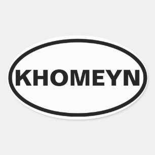 FOUR Khomeyn Oval Sticker