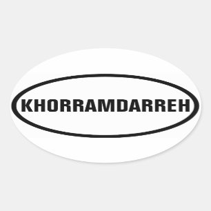 FOUR Khorramdarreh Oval Sticker