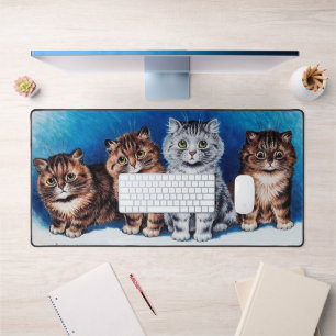 Four Kittens, Louis Wain Desk Mat