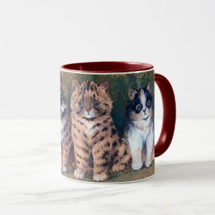 Four Kittens, Louis Wain Mug