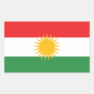 FOUR Kurdistan Rectangular Sticker