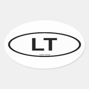 FOUR Lake Tahoe, Nevada Oval Sticker
