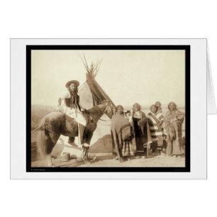 Four Lakota Indian Women in front of Tipi SD 1891