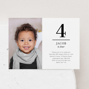 Four Landscape Photo Invitation