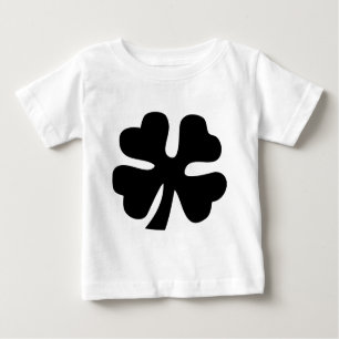 Four Leaf Clover - Black Baby T-Shirt
