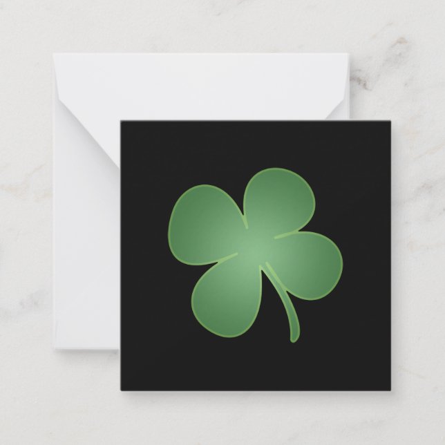 Four Leaf Clover Card (Front)