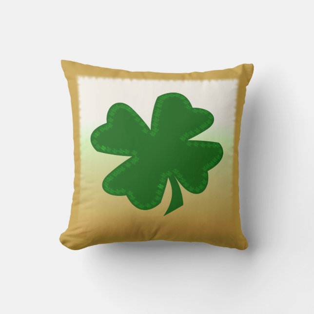 Four Leaf Clover Cushion (Front)