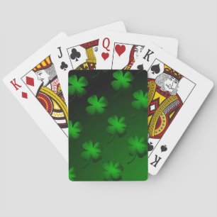 Four Leaf Clover Gradient Playing Cards
