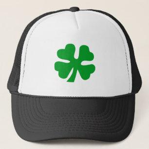 Four Leaf Clover - Grass Green Trucker Hat