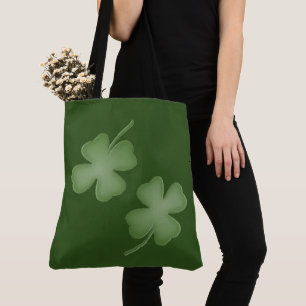 Four Leaf Clover Green Bag
