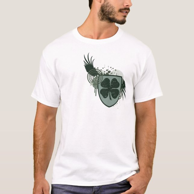 four leaf clover. hi-fi. T-Shirt (Front)