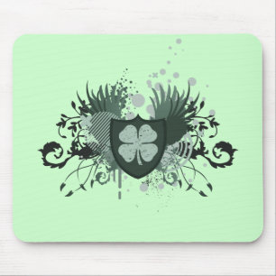 four leaf clover. hi-fi. v2. mouse pad
