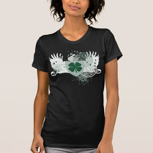 four leaf clover hifi T-Shirt (Front)