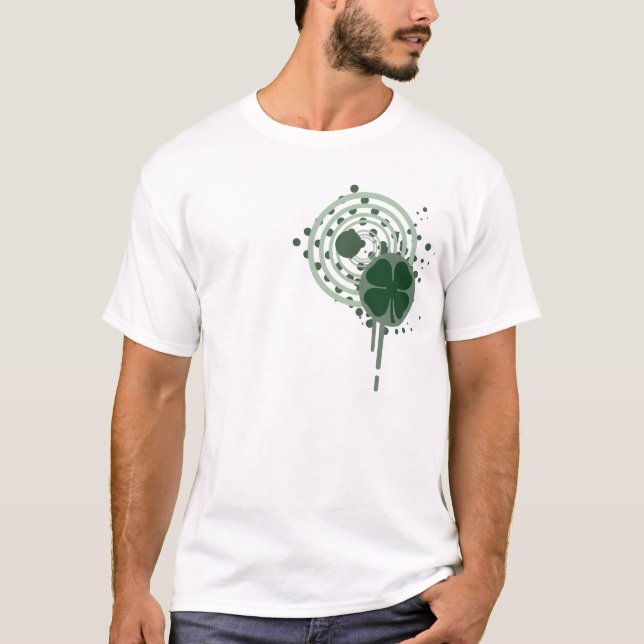 four leaf clover. hypno bubbles. T-Shirt (Front)