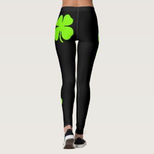 Four Leaf Clover Irish Leggings