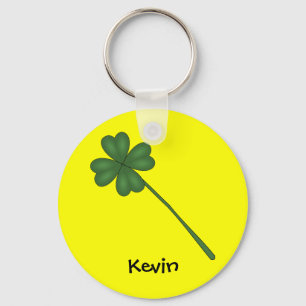 Four leaf clover key ring