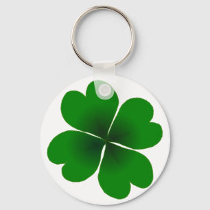 four-leaf clover key ring
