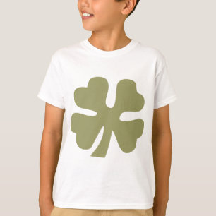 Four Leaf Clover - Khaki T-Shirt