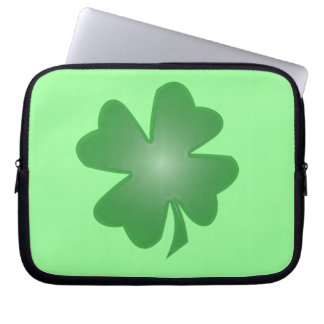 Four Leaf Clover Laptop Sleeve