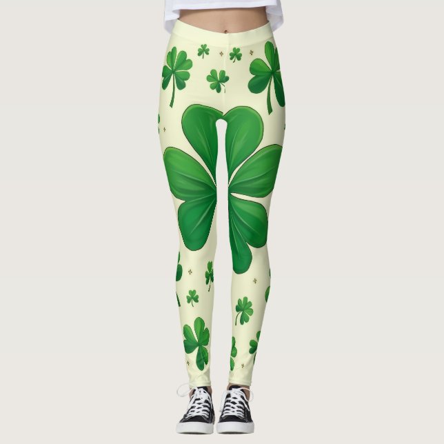 Four leaf clover leggings (Front)