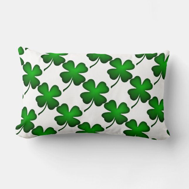 Four Leaf Clover Lumbar Cushion (Front)