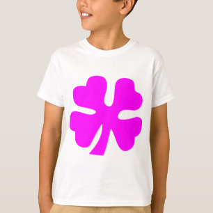 Four Leaf Clover - Magenta T-Shirt