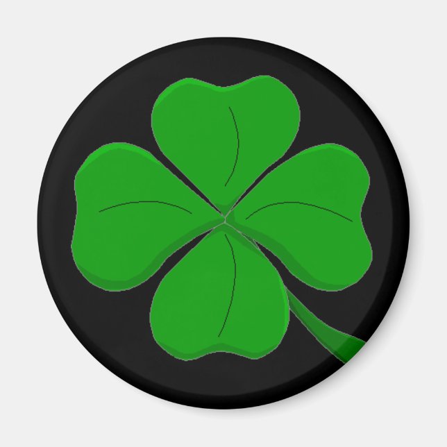 Four Leaf Clover Magnet (Front)