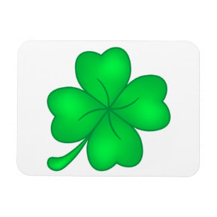 four-leaf clover magnet