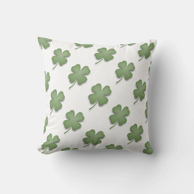 Four Leaf Clover Outdoor Cushion (Front)
