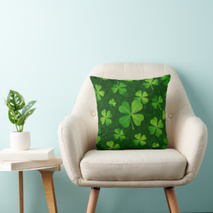 Four Leaf Clover Pattern Cushion