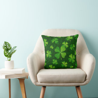 Four Leaf Clover Pattern Cushion