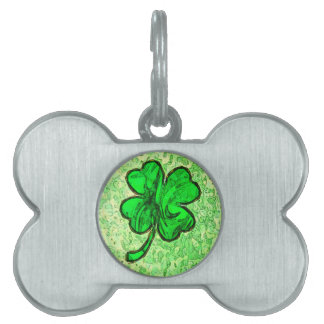 FOUR LEAF CLOVER PET TAG