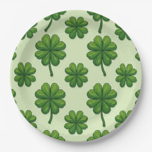 Four leaf clover plate