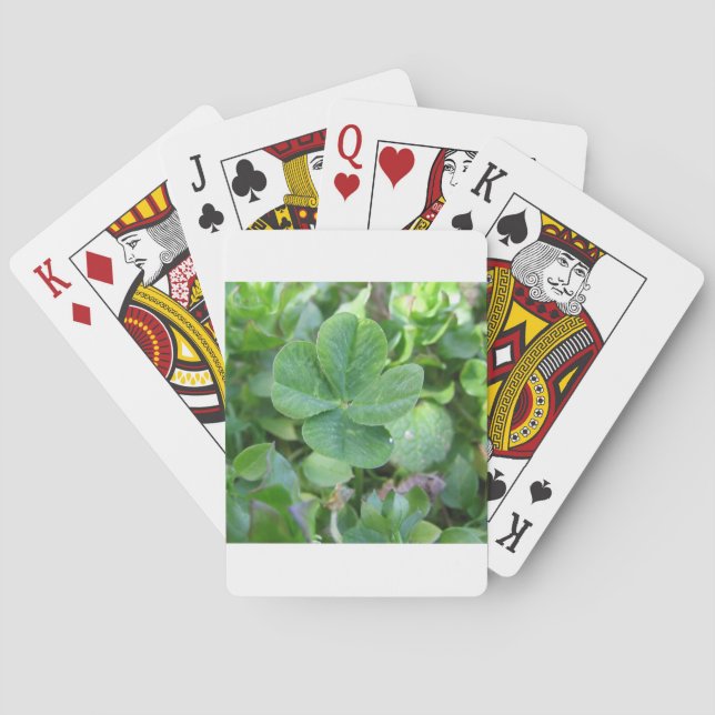 Four Leaf Clover Playing Cards (Back)