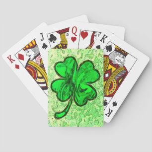 FOUR LEAF CLOVER Playing Cards