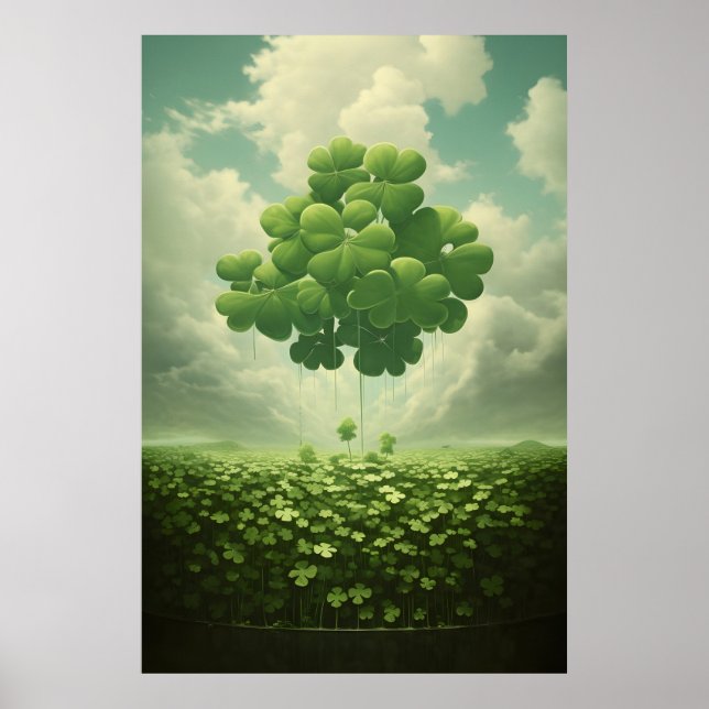 Four-Leaf Clover Poster (Front)