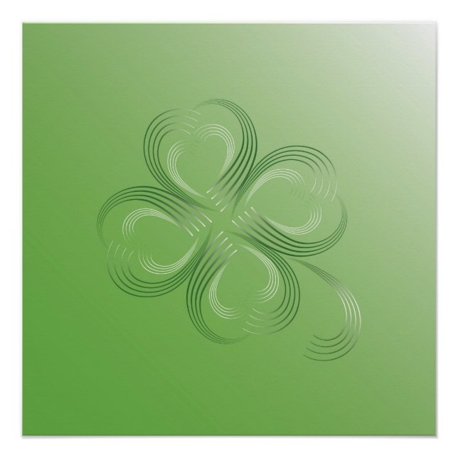 Four Leaf Clover Poster (Front)