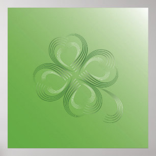 Four Leaf Clover Poster