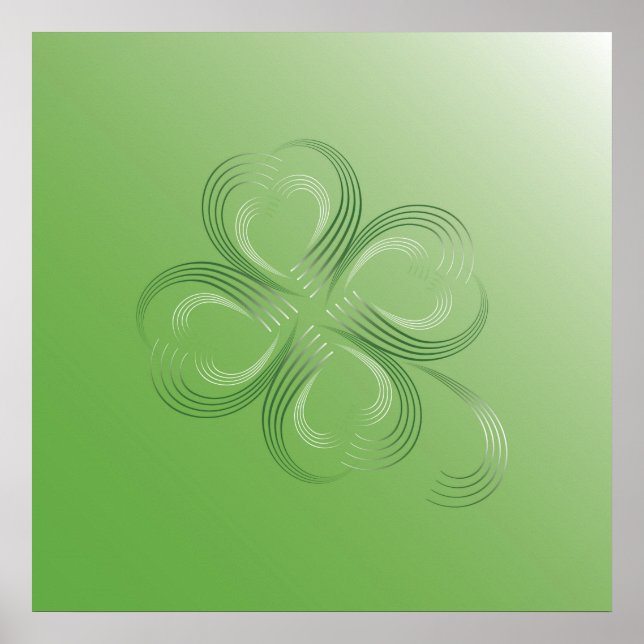 Four Leaf Clover Poster (Front)