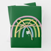Four Leaf Clover Rainbow St Patrick's Day
