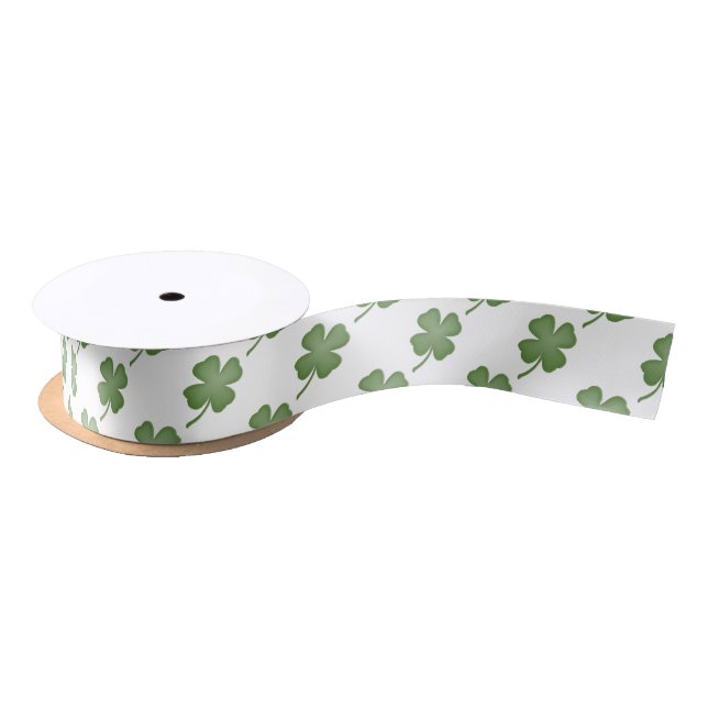 Four Leaf Clover Satin Ribbon (Spool)