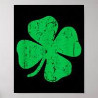 Four Leaf Clover Shirt Men Women Kids St Patricks