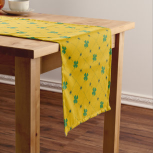 Four Leaf Clover Short Table Runner