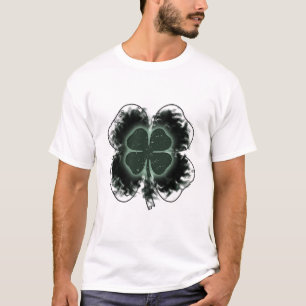 four leaf clover. smoked. T-Shirt