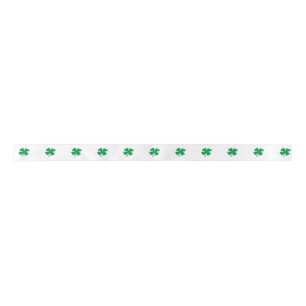 Four Leaf Clover Spool of Ribbon Satin Ribbon
